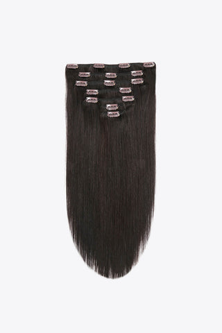 18" 120g Clip-In Hair Extensions Indian Human Hair