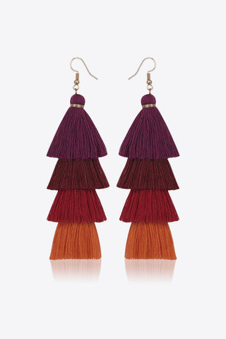 Layered Tassel Earrings