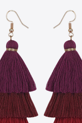 Layered Tassel Earrings